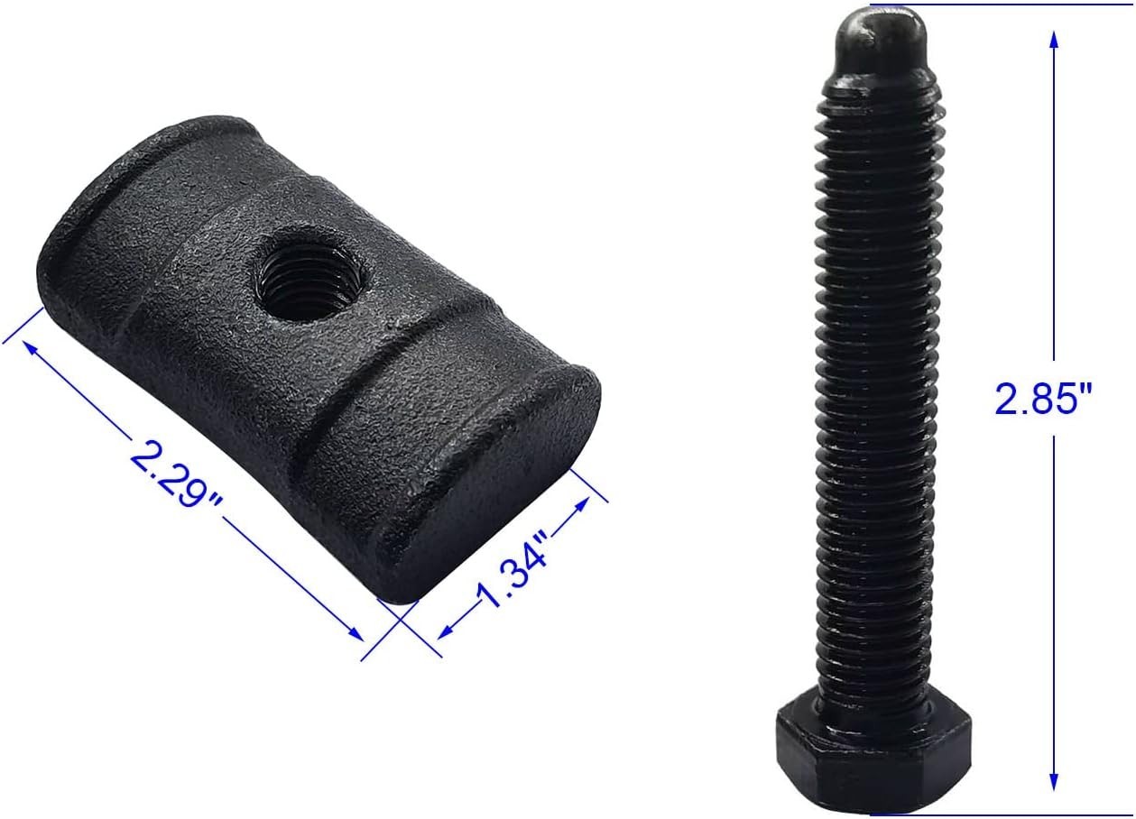 Torsion Bar Key Adjuster Block Nuts with Bolts Fit for Chevy Silverado Suburban