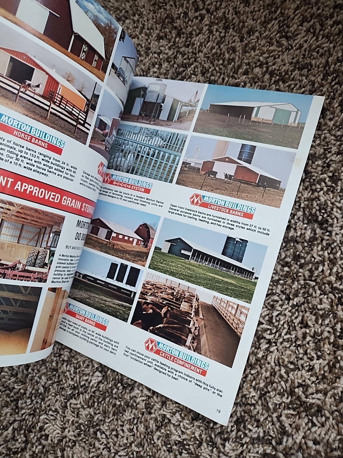 2 Morton Buildings Machine Farm Storage Facilities Sales Brochures 1978 1980