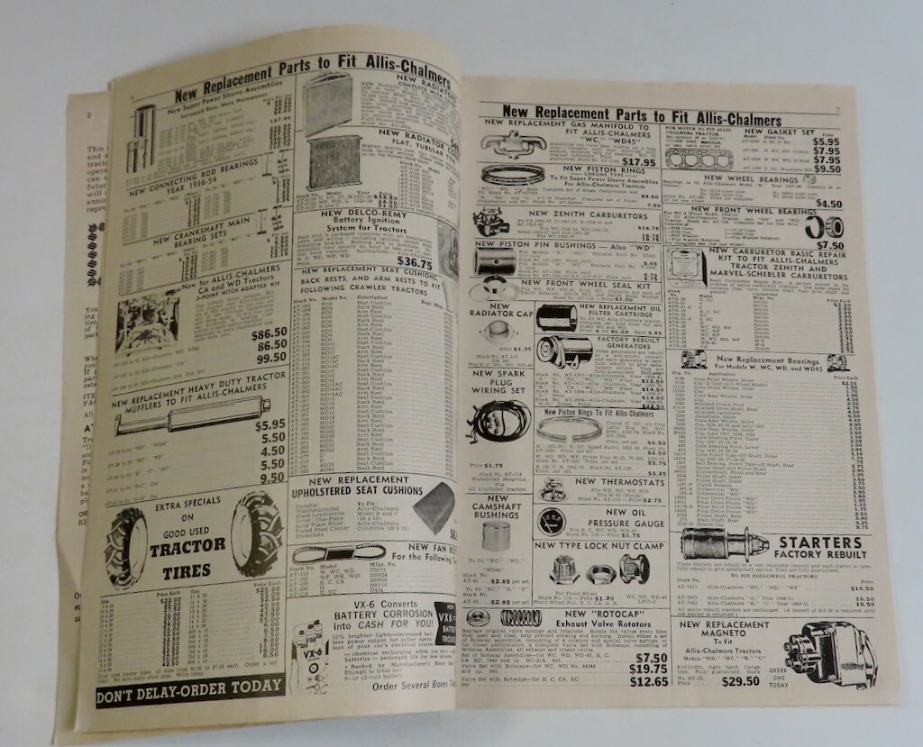 ACME TRACTOR PARTS Lincoln Nebraska 1967 Redbook Catalog
