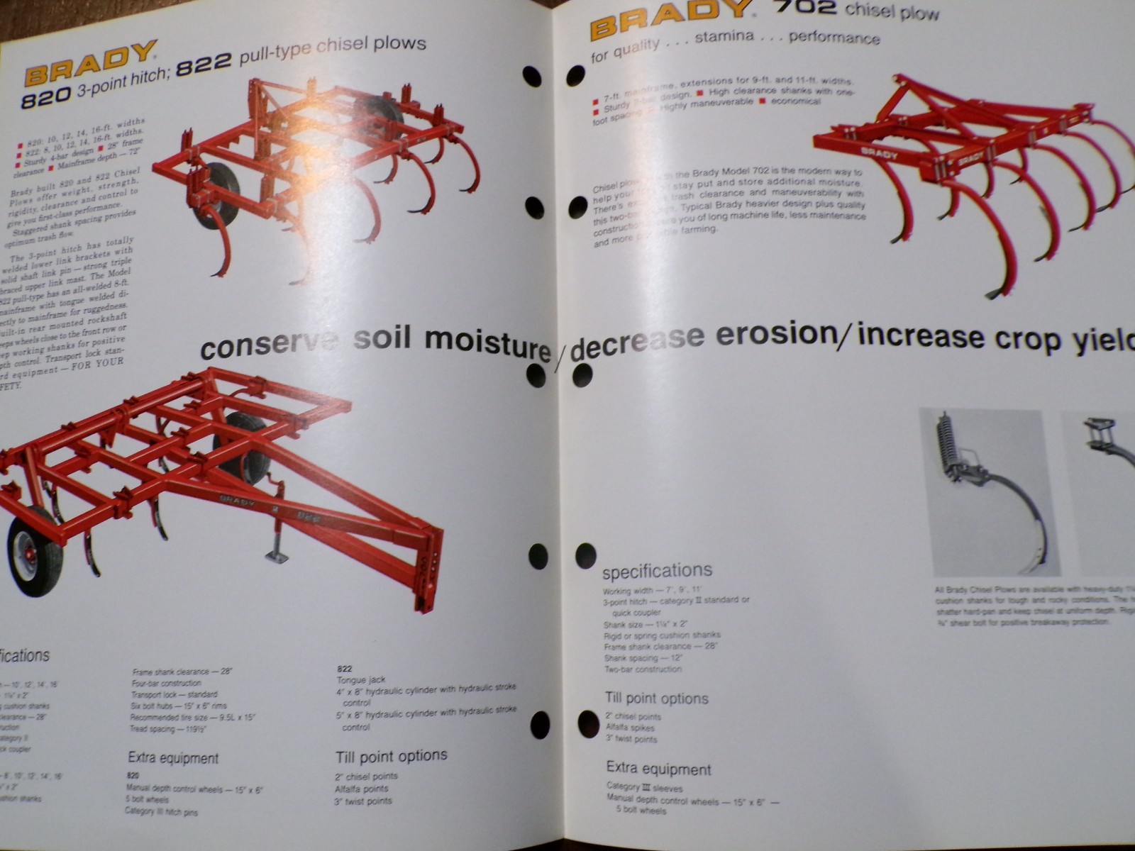 Fox Brady Shredders, Plow, Blower Sales Brochures, 4 items