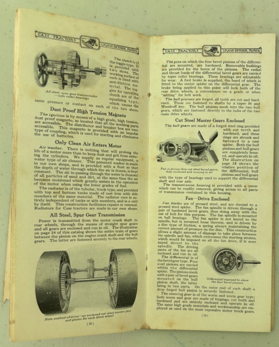 Case Kerosene Tractor & Grand Detour Plows Brochure DCPA26