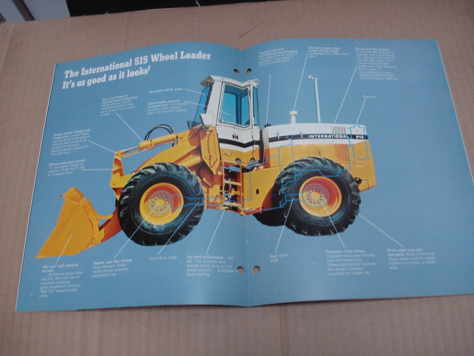 International 515 Wheel Loader Brochure