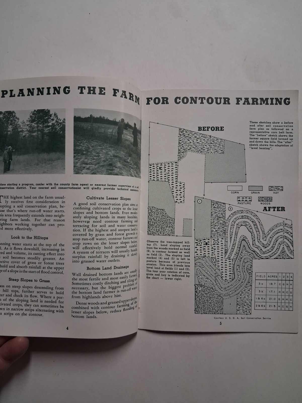 1930s-40s Case Co RACINE WI LEVEL FARMING SLOPING FIELDS Brochure AGRICULTURE