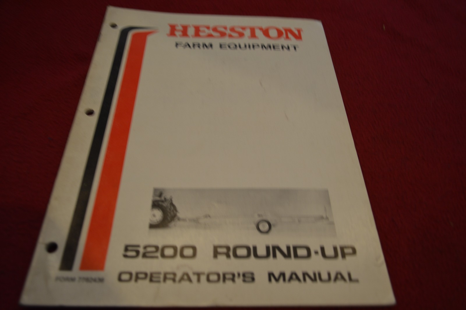 Hesston 5200 Round Up Operator&rsquo;s Manual HVPA