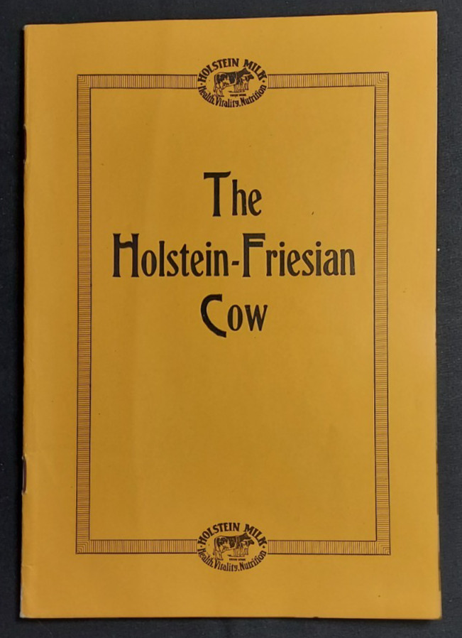 1913 Bulletin Holstein Friesian Association America Brattleboro Vermont Cow
