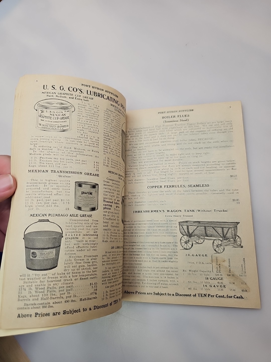 Port Huron Supplies Catalog 1925 RARE Michigan Thresher 29th Annual