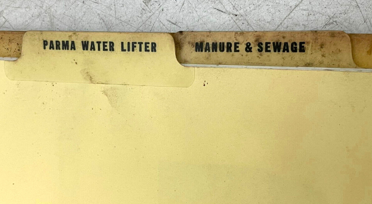 Vintage Parma Farm Water Lifter / Pump Brochure and Manual Folder w Price Lists