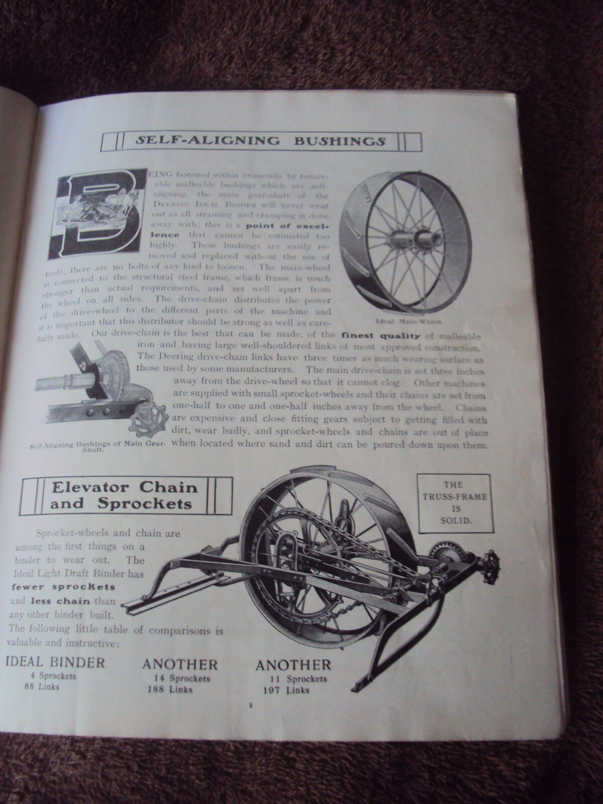 1901 Deering Harvesting Machinery Catalog 36 page SB