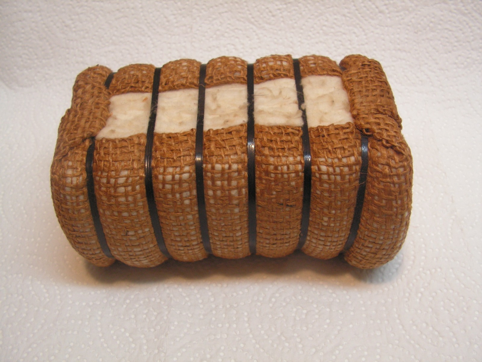 Vintage Cotton Bale Souvenir From EGYPT Per Habitat Center – Small Miniature