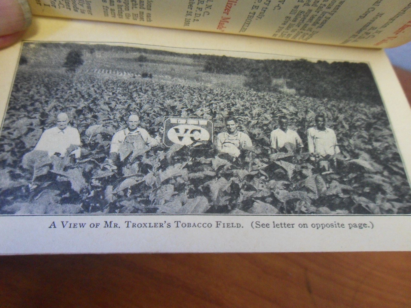 VINTAGE 1937 VC FERTILIZERS NOTEBOOK – VIRGINIA – CAROLINA CHEMICAL CORPORATION
