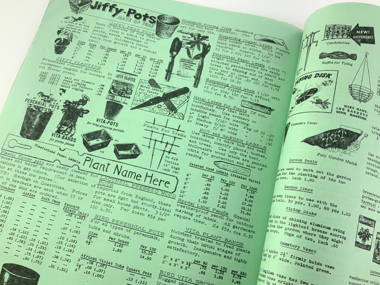 1963 McDonald&rsquo;s Spring Garden Catalogue Seeds Bulbs Plants Catalog Ontario EE631