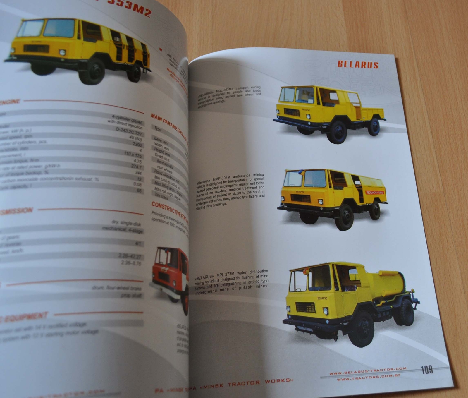 2011 MTZ Belarus Tractor Model Range Agricultural Machinery Brochure Prospekt EN