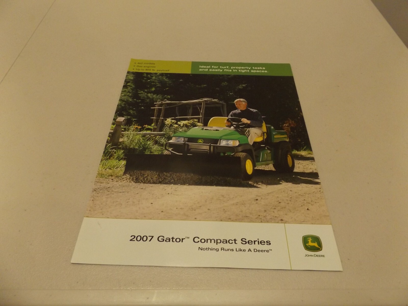 2007 JOHN DEERE GATOR COMPACT SERIES, LIT # DKE1863 (06-12) 2006