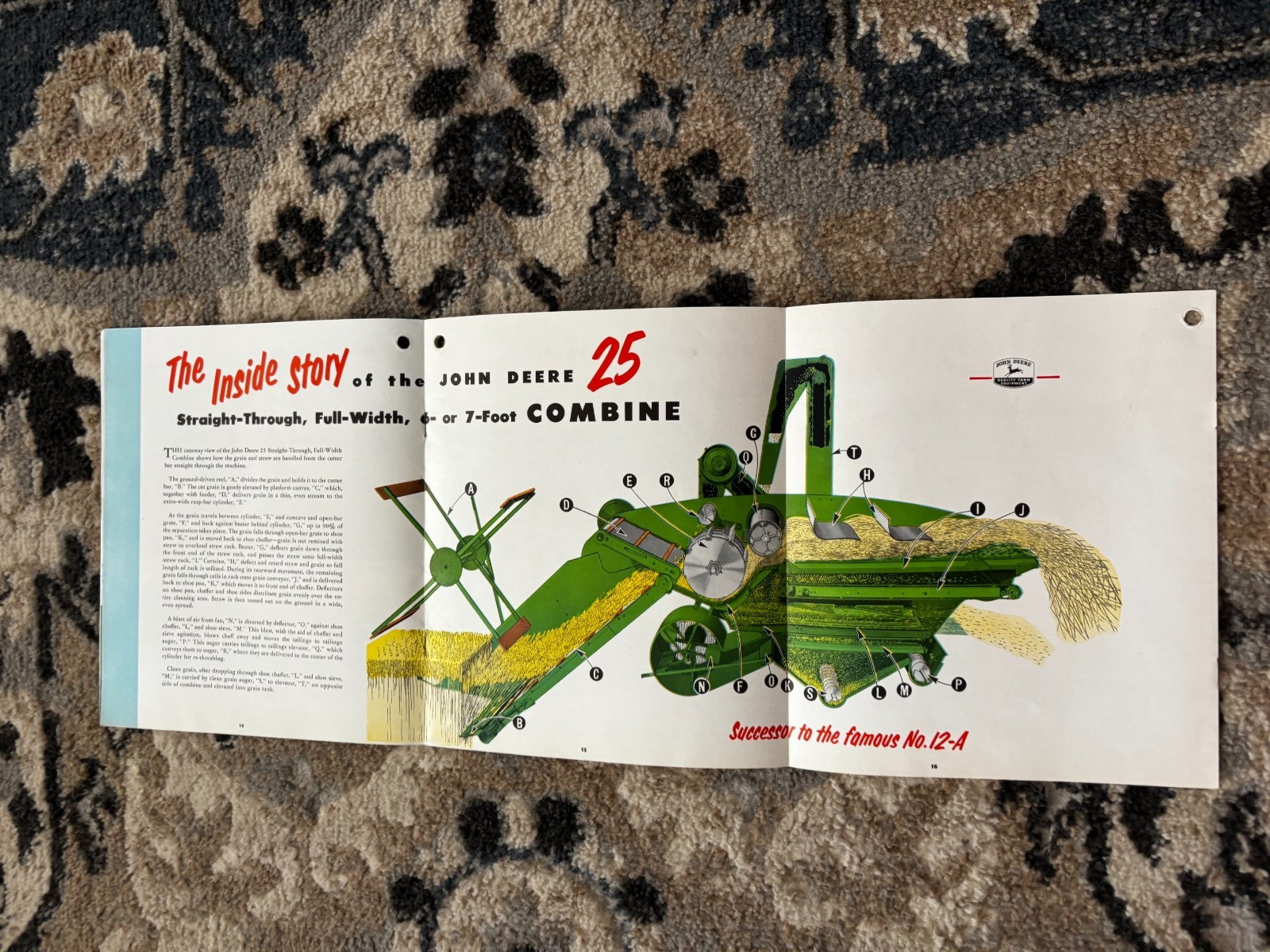 John Deere 25 Combine For 1953 Brochure DCPA26