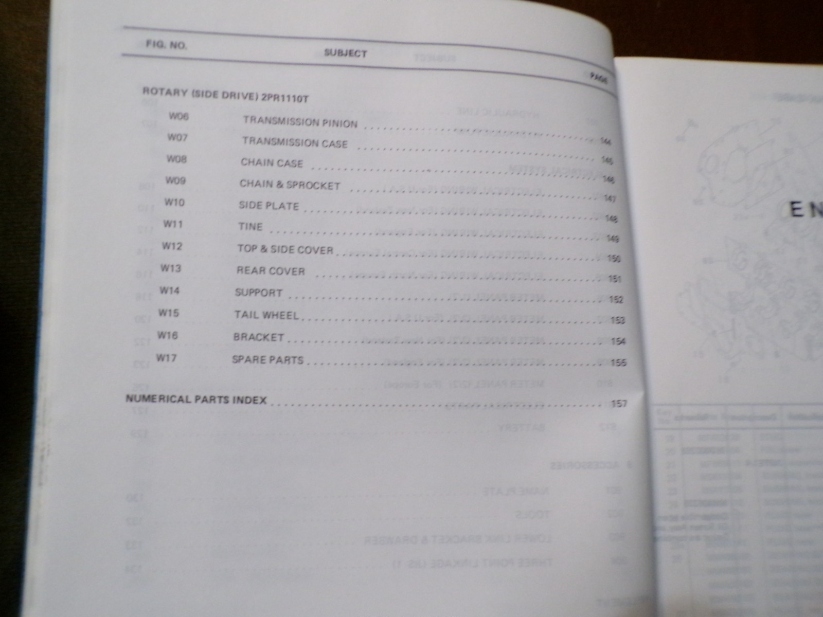 Mitsubishi MT180, MT180D Tractors Parts Catalog 1986