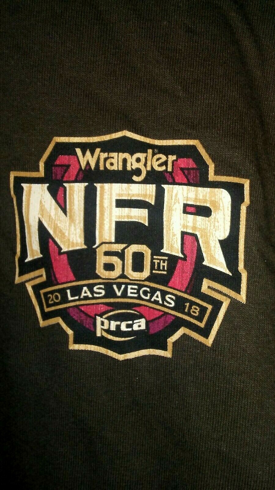 2018 National Finals Rodeo 60th Anniversary Las Vegas Ghost Rider XL T-Shirt NWT