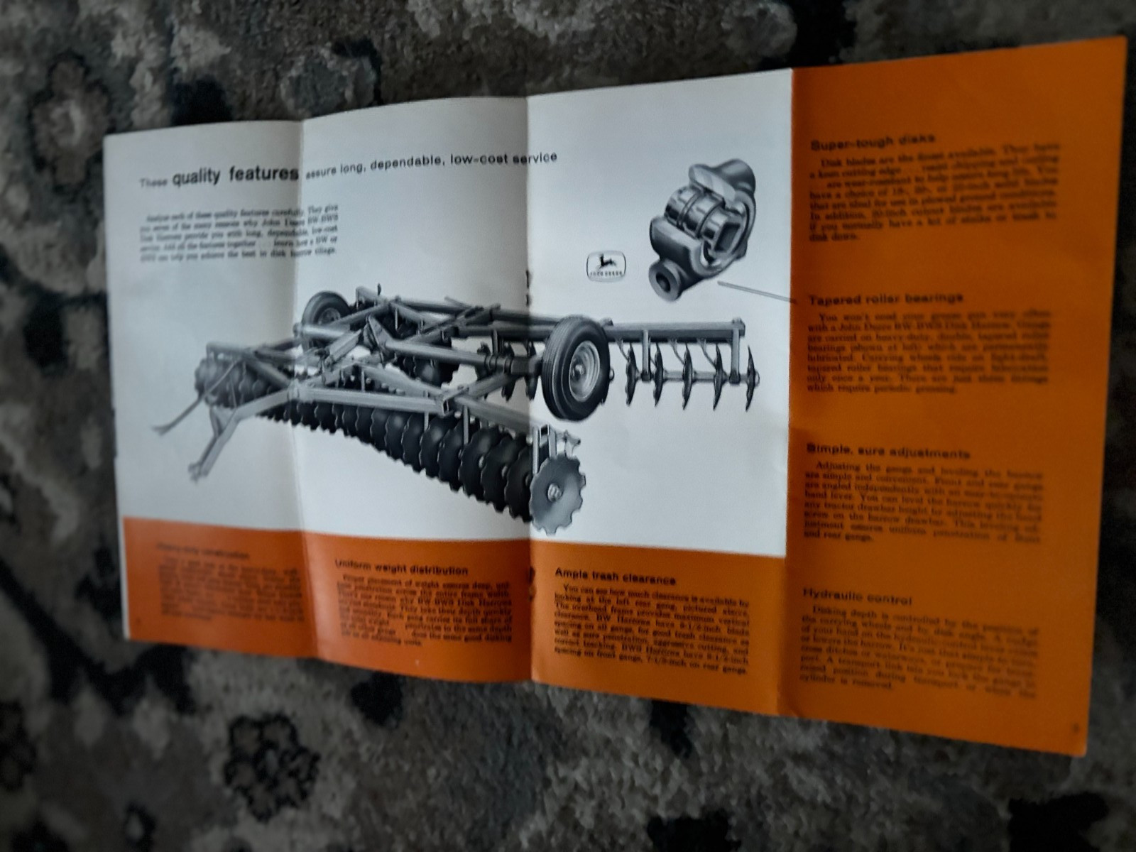 John Deere BW-BWS Heavy Duty Disc Harrows for 1961 Brochure DCPA26