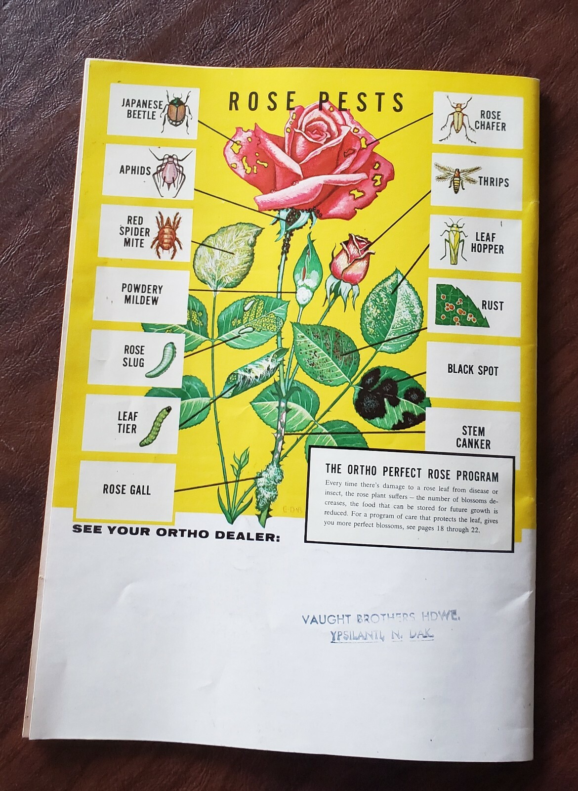 Vintage 1960&rsquo;s &1970&rsquo;s Chevron Ortho Lawn & Garden Booklets/Brochures Ads