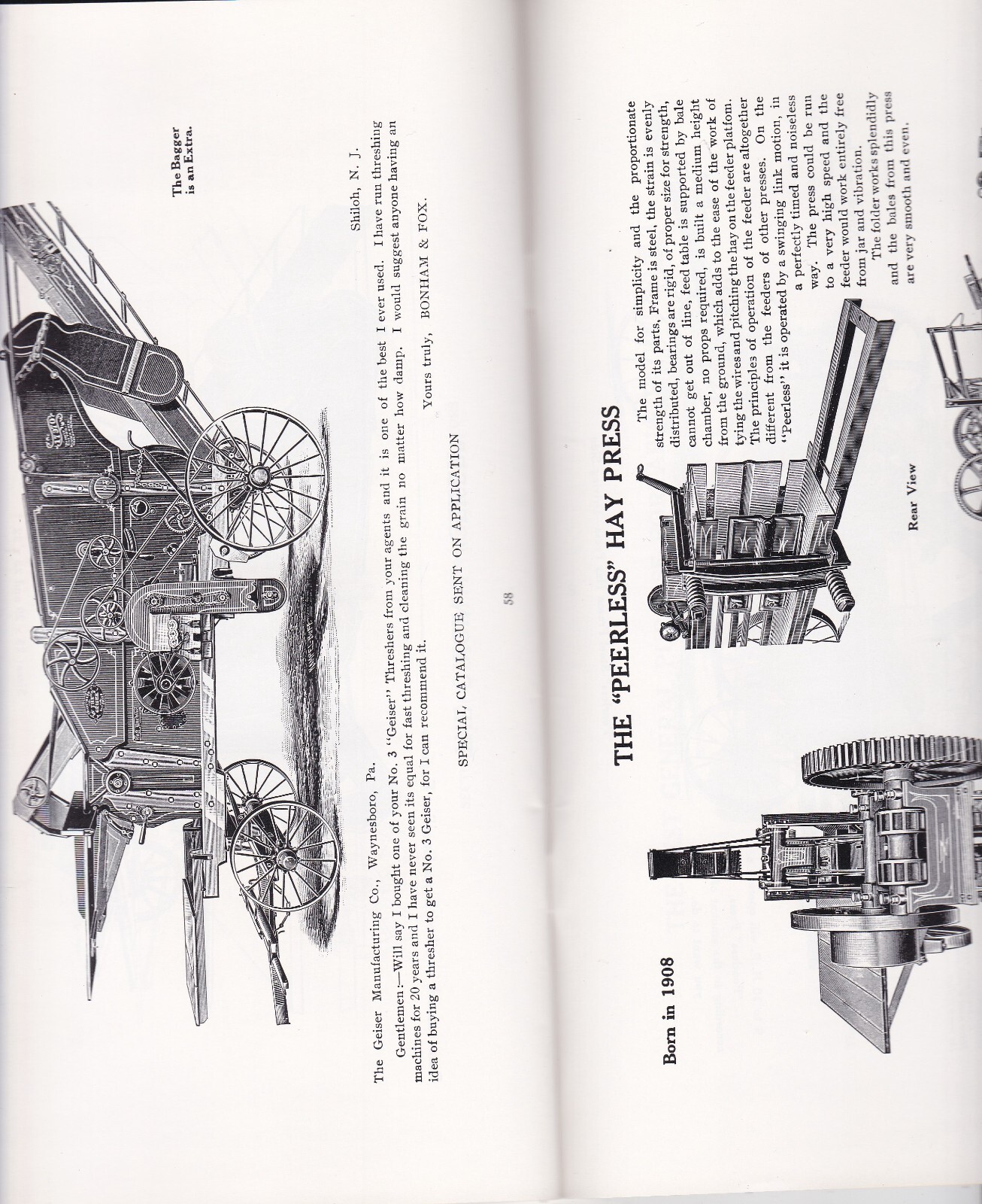 Geiser Manufacturing Co. Waynesboro, Penna. catalog 1910 steam engines peerless