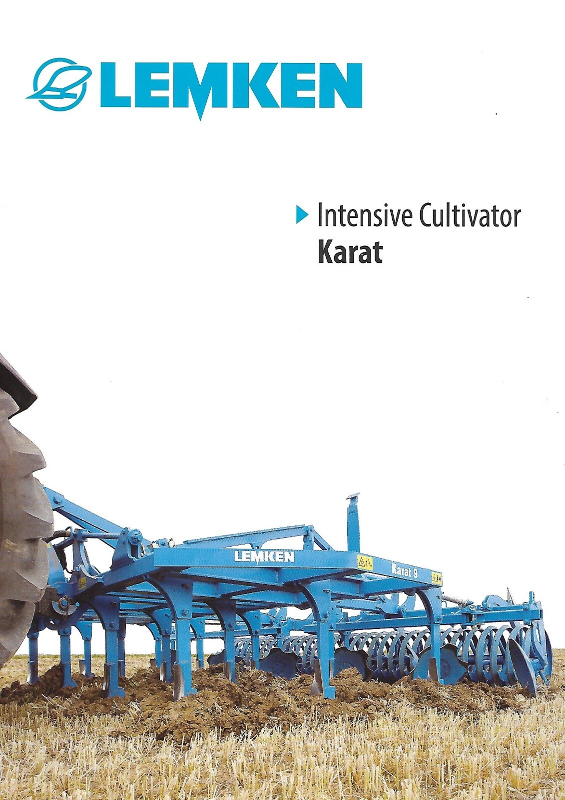 Farm Implement Brochure – Lemken – Karat – Intensive Cultivator – c2013 (F9016)