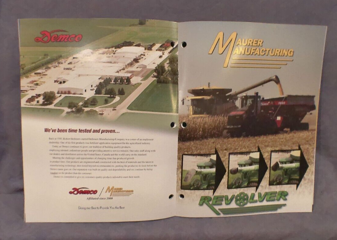 Maurer Manufacturing Demco 2013 Harvesting Equipment Catalog
