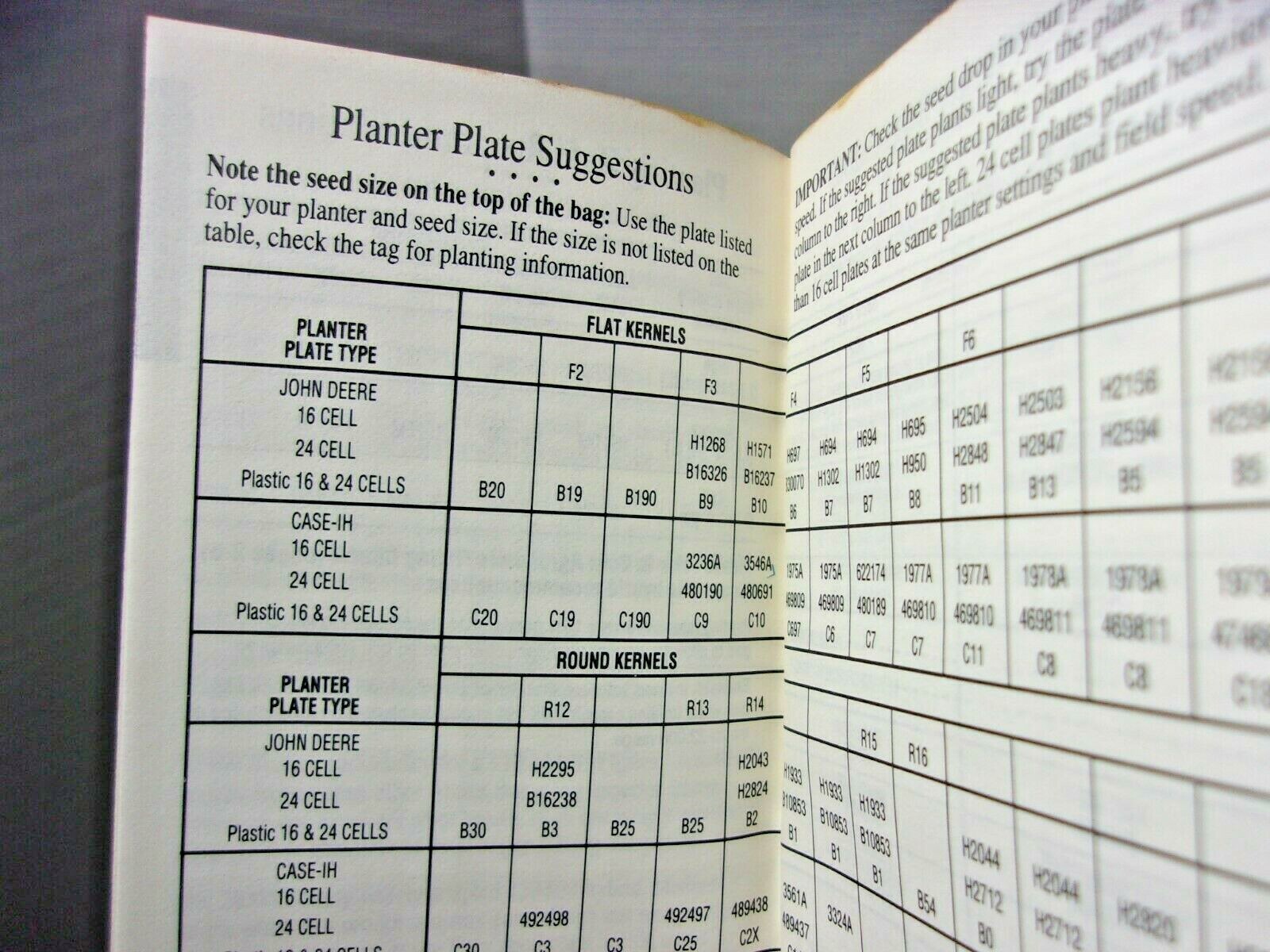 Dekalb Seed Pocket Advertising Agriculture Product Guide 90&rsquo;s Vintage Book Farm