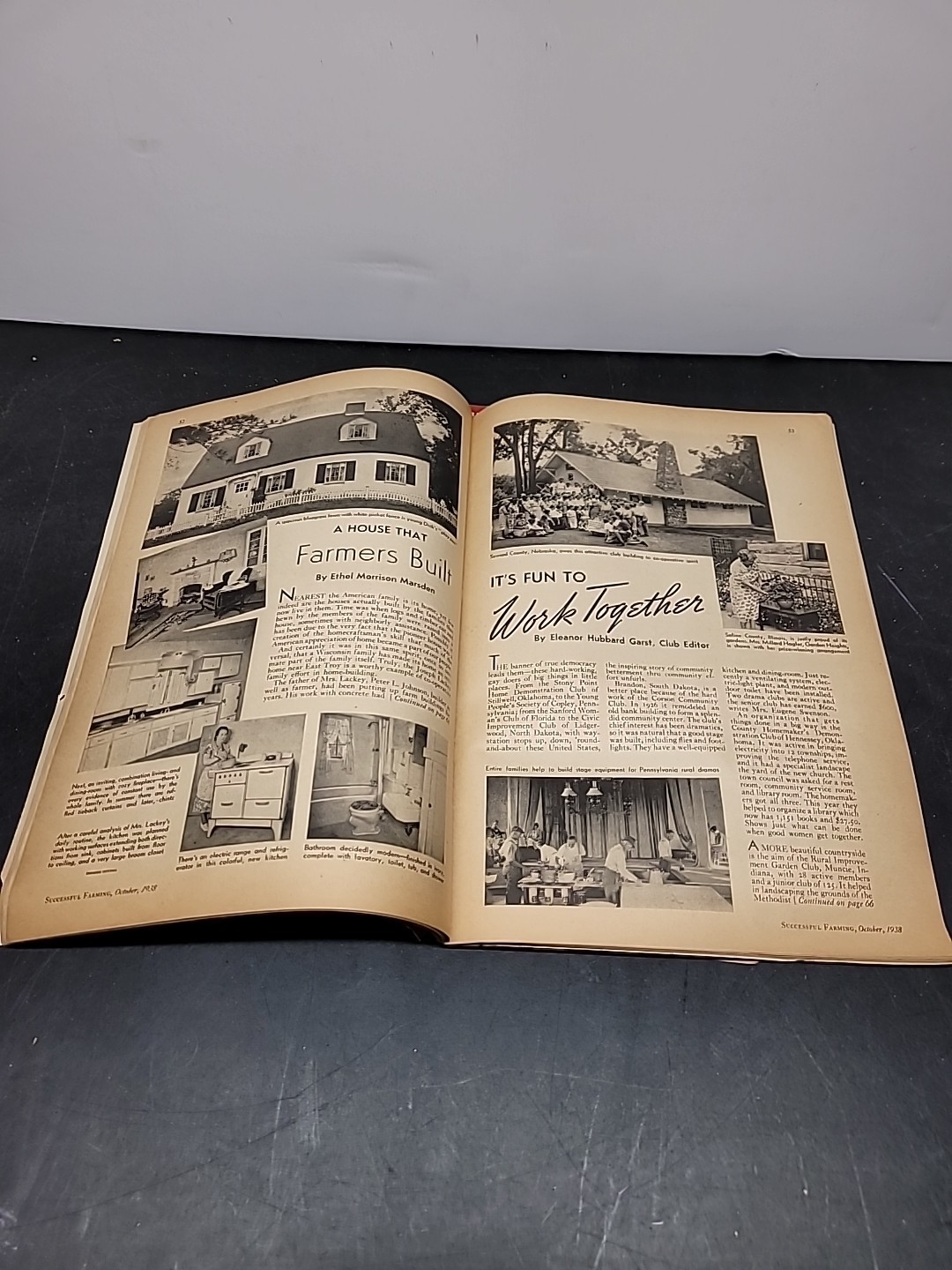 2 VINTAGE Sep. Oct. 1938 SUCCESSFUL FARMING COLLECTOR FARM MAGAZINE SUPER PHOTOS