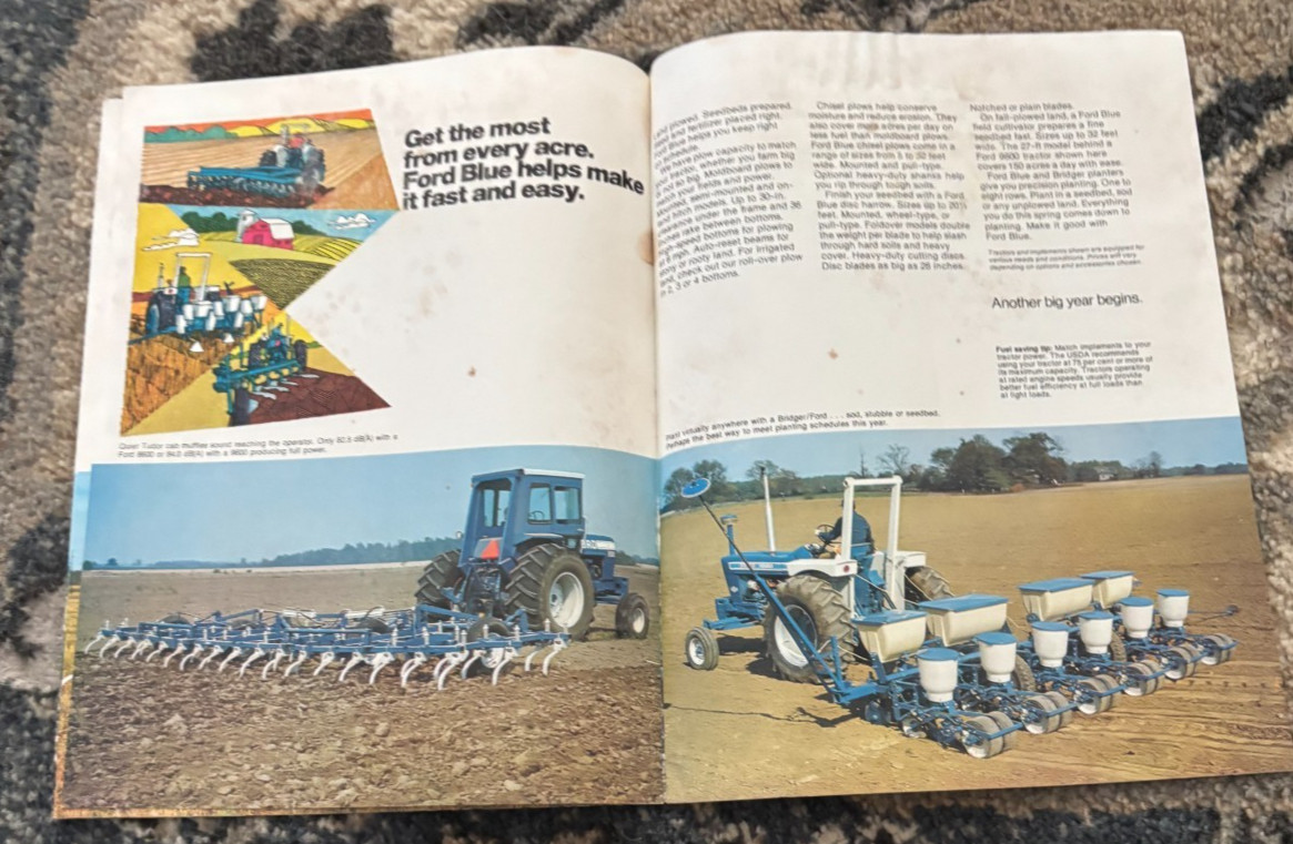 Ford Tractor Tillage Planting For 1974 Brochure DCPA26