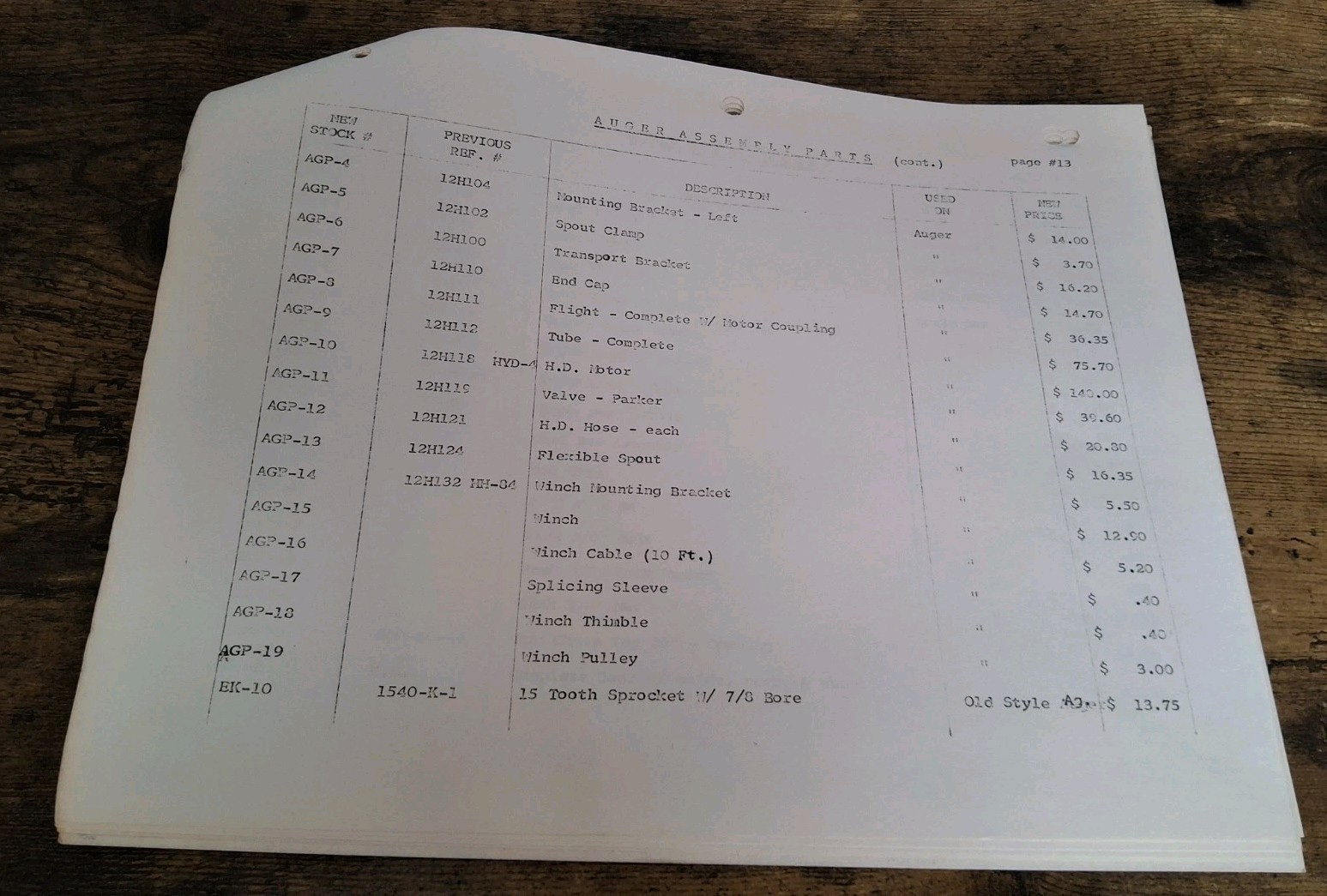McCurdy Manufacturing Company Brochure And Price List