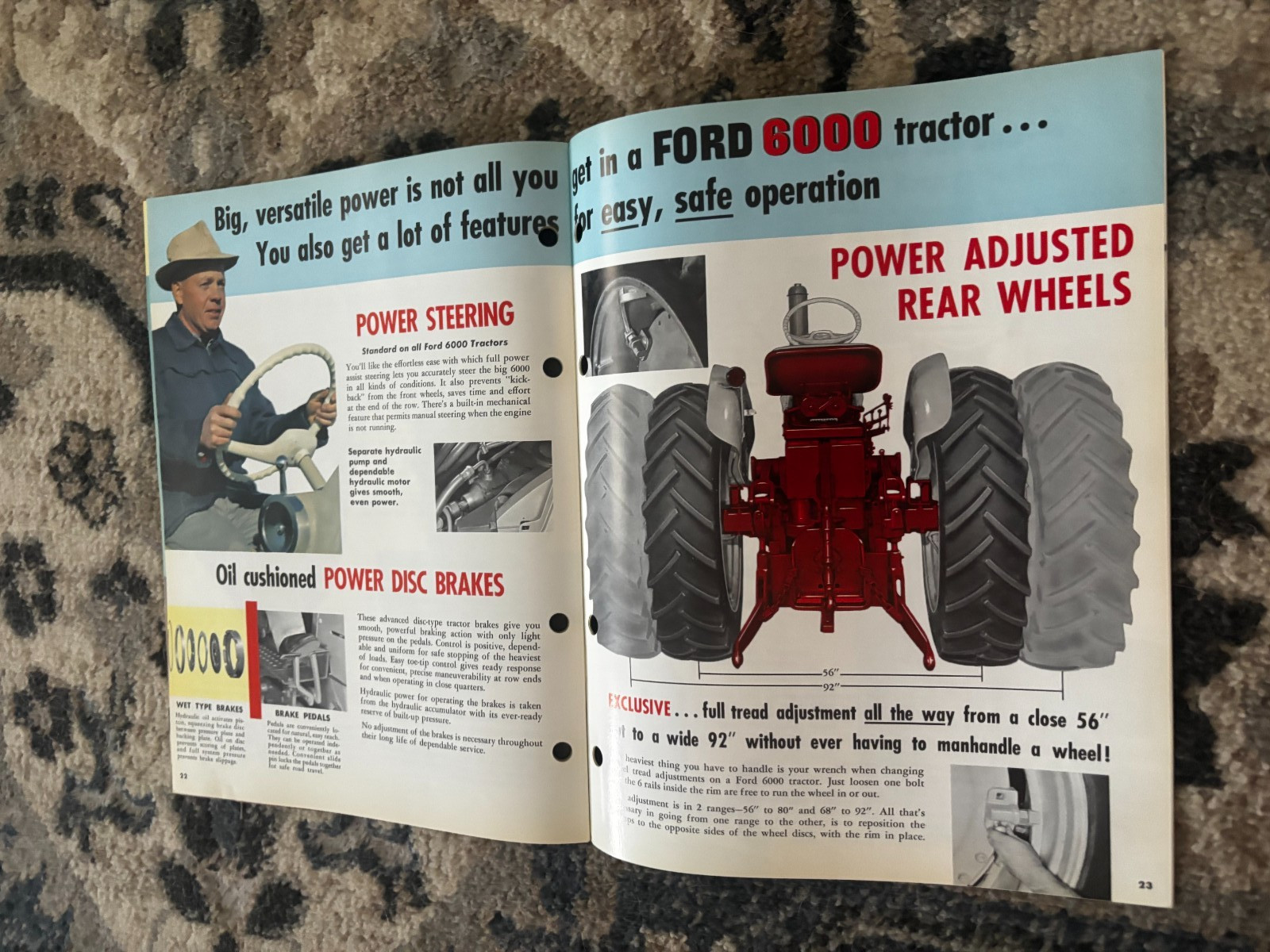 Ford 6000 Tractor For 1961 Brochure DCPA26