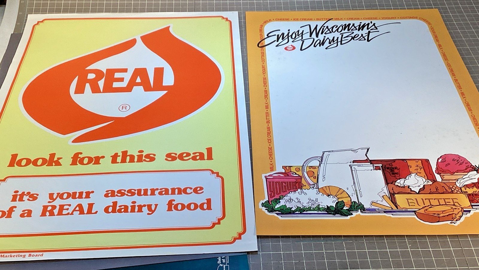1985 Wisconsin Milk Marketing Promotional 11 Posters 14×20 Kit Recipe Booklets d