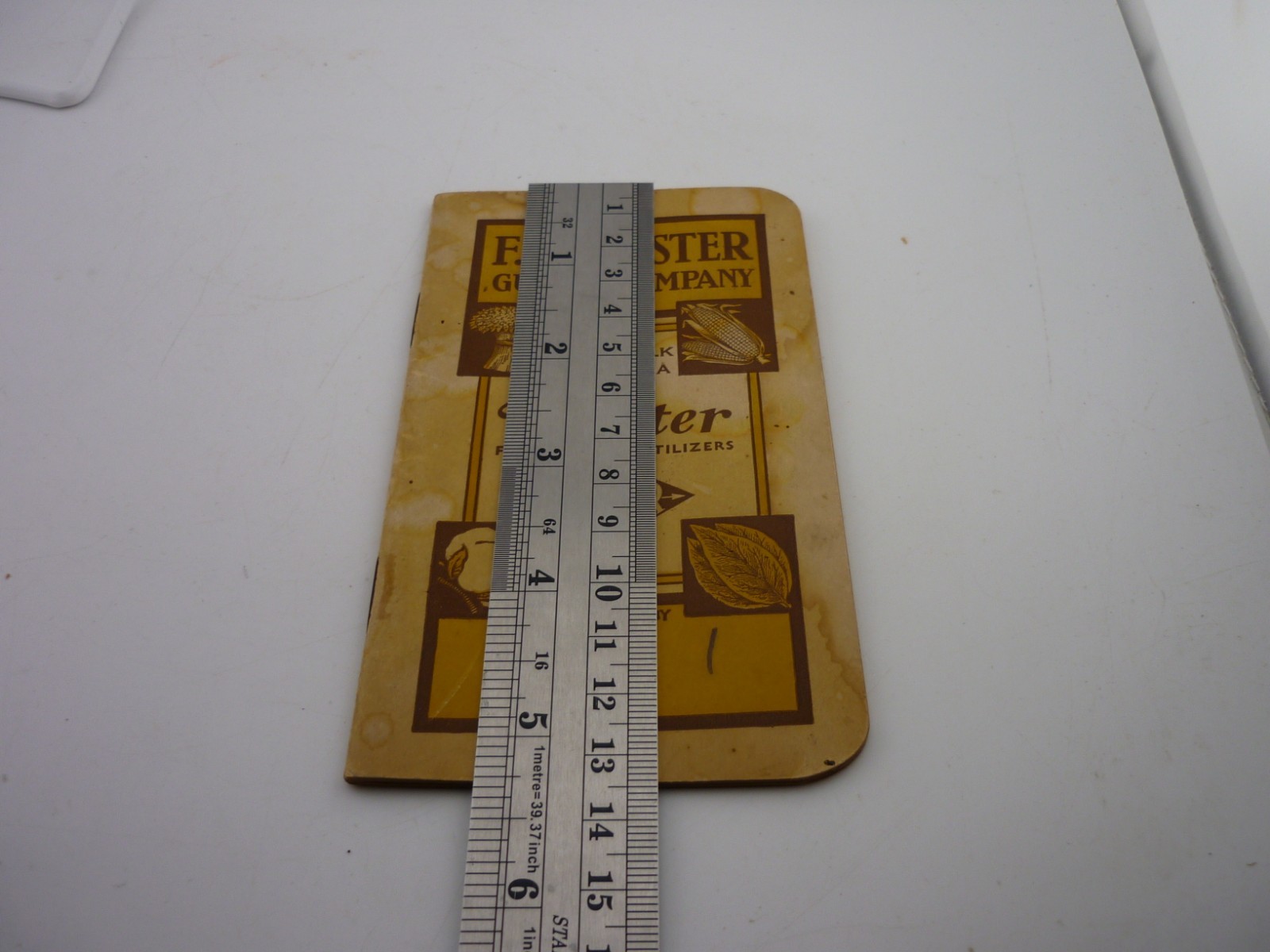 1932 F.S. Royster Guano Co Pocket Calendar Memorandum Book Norfolk VA Farm Adv
