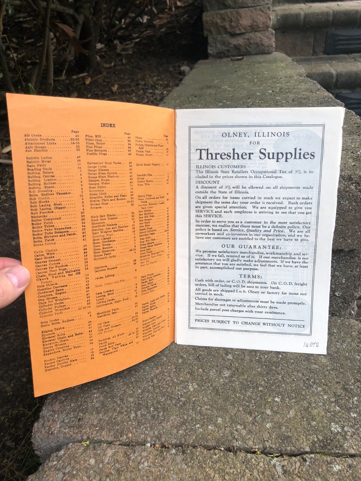 1933 & 1938 Hudson Hill Co. Threshers & Mill Supply Catalogs…2 Items