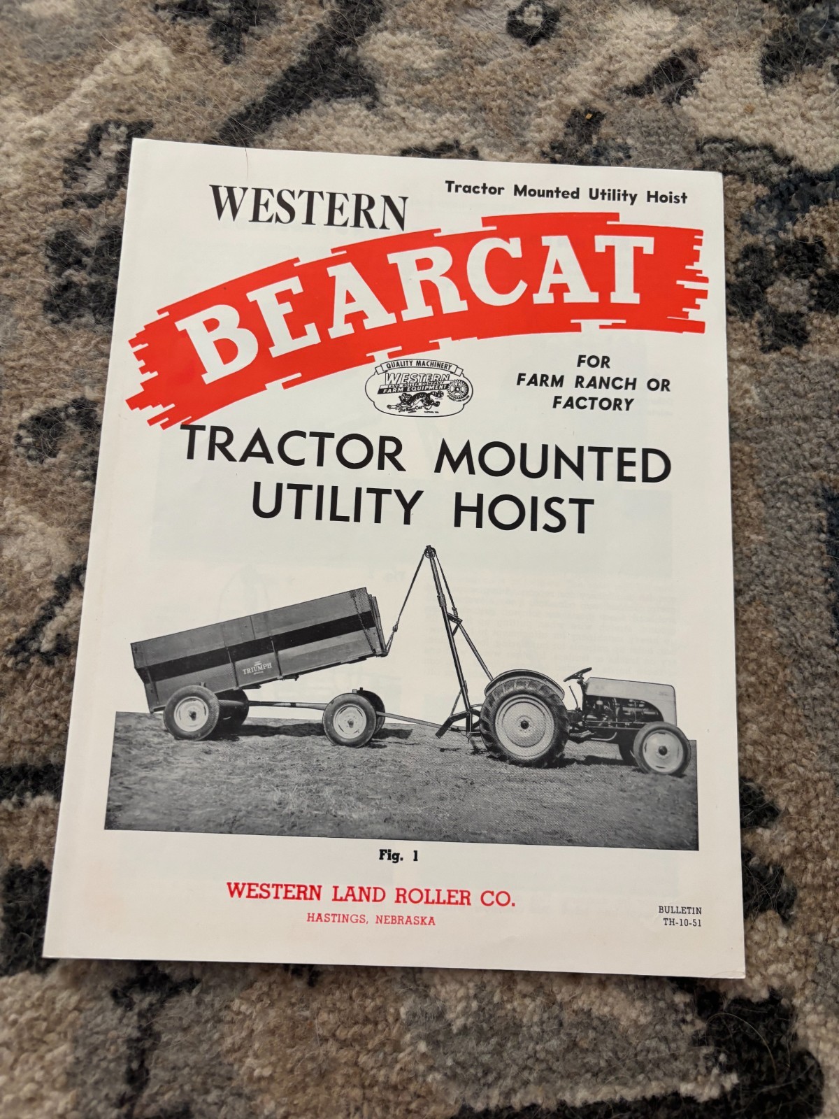 Western Bearcat Tractor Mounted Utility Hoist Brochure FCCA25