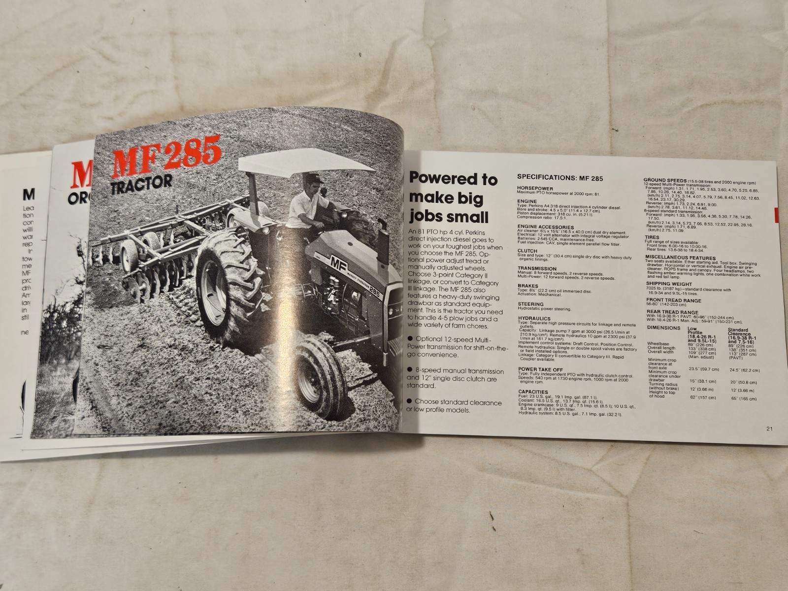 MASSEY-FERGUSON FARM MACHINERY GUIDE 1978 EDITION 212 PAGES