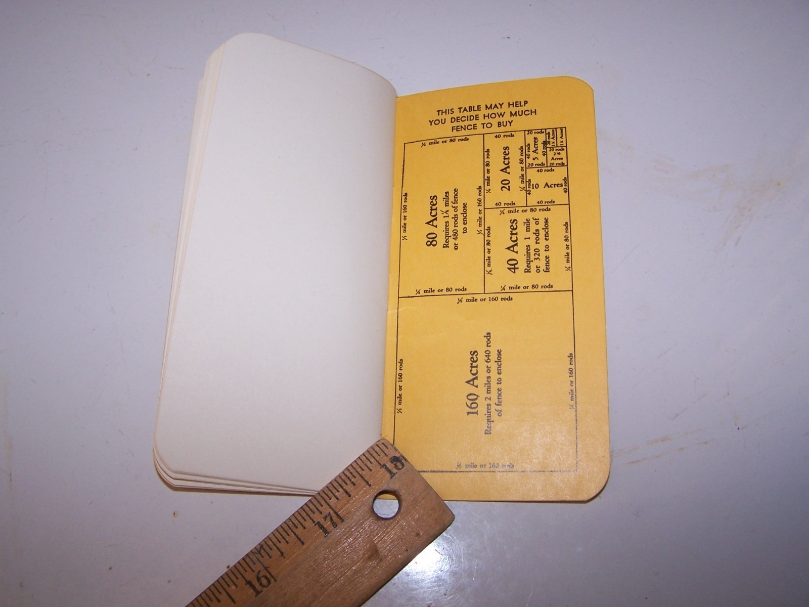 1960 CONTINENTAL FENCE CORP Pocket Note Book KOKOMO INDIANA