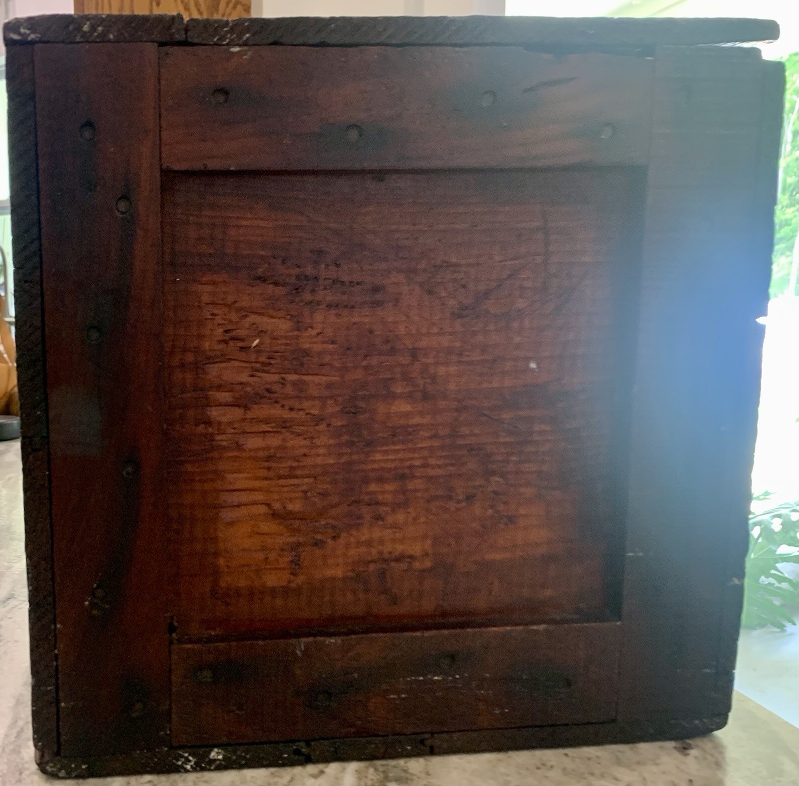 Wood&rsquo;s TEAS & COFFEE BOSTON Mass Wood CRATE Box Early 1900&rsquo;s