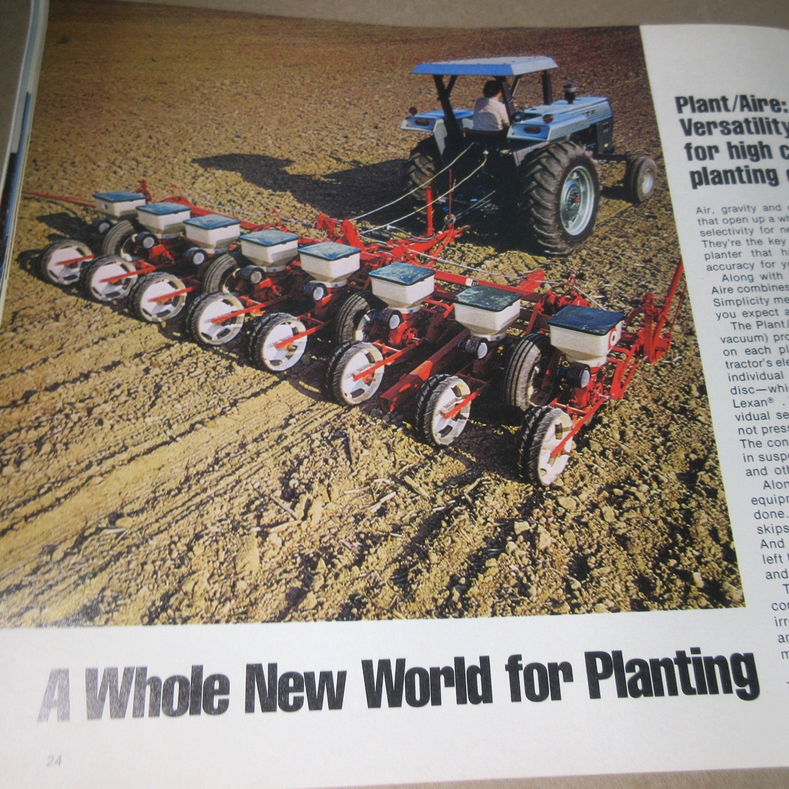 VINTAGE WHITE FARM EQUIPMENT 1976 FARM EQUIPMENT LINE BROCHURE FIELD BOSS