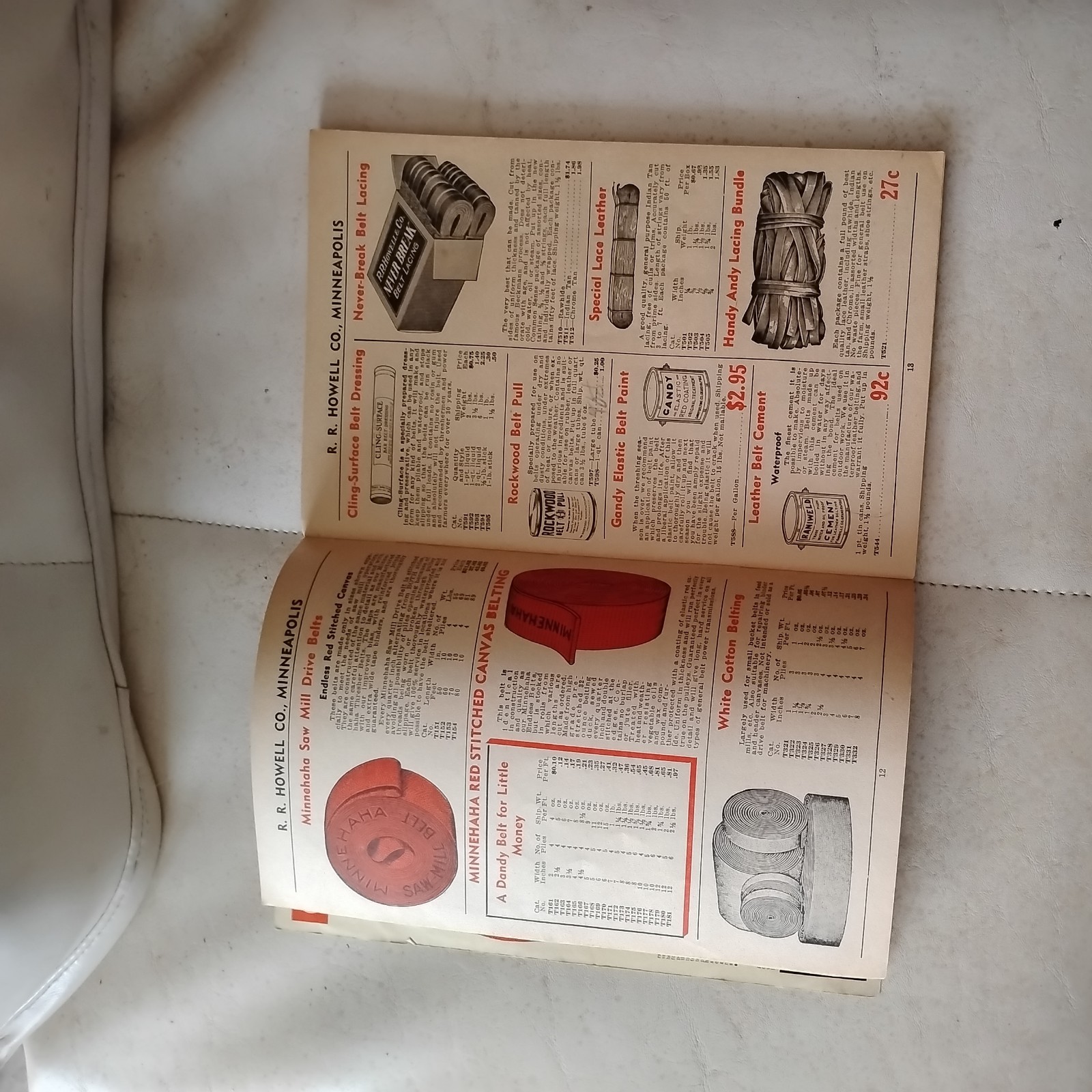 Vintage 1938 R.R. Howell & Co. Thresher & Power Farming Supplies Catalog T-38