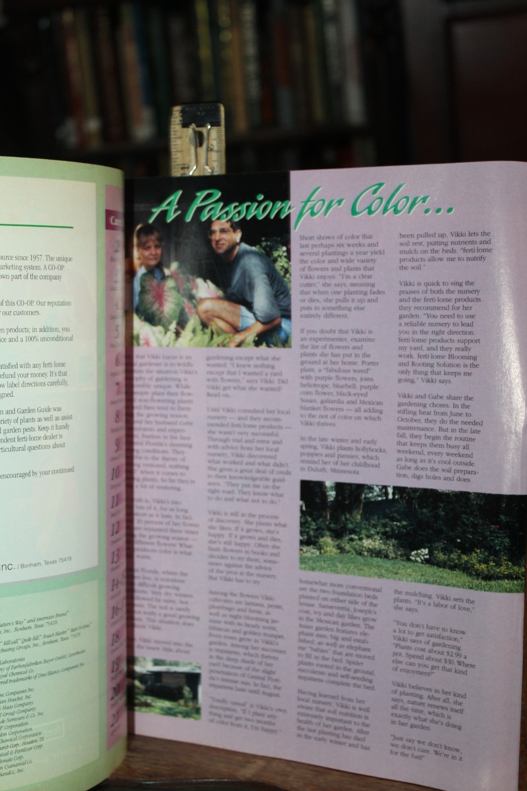 Vintage Gardening Brochure 1998 Ferti-lome Co-Op Gardening Guide