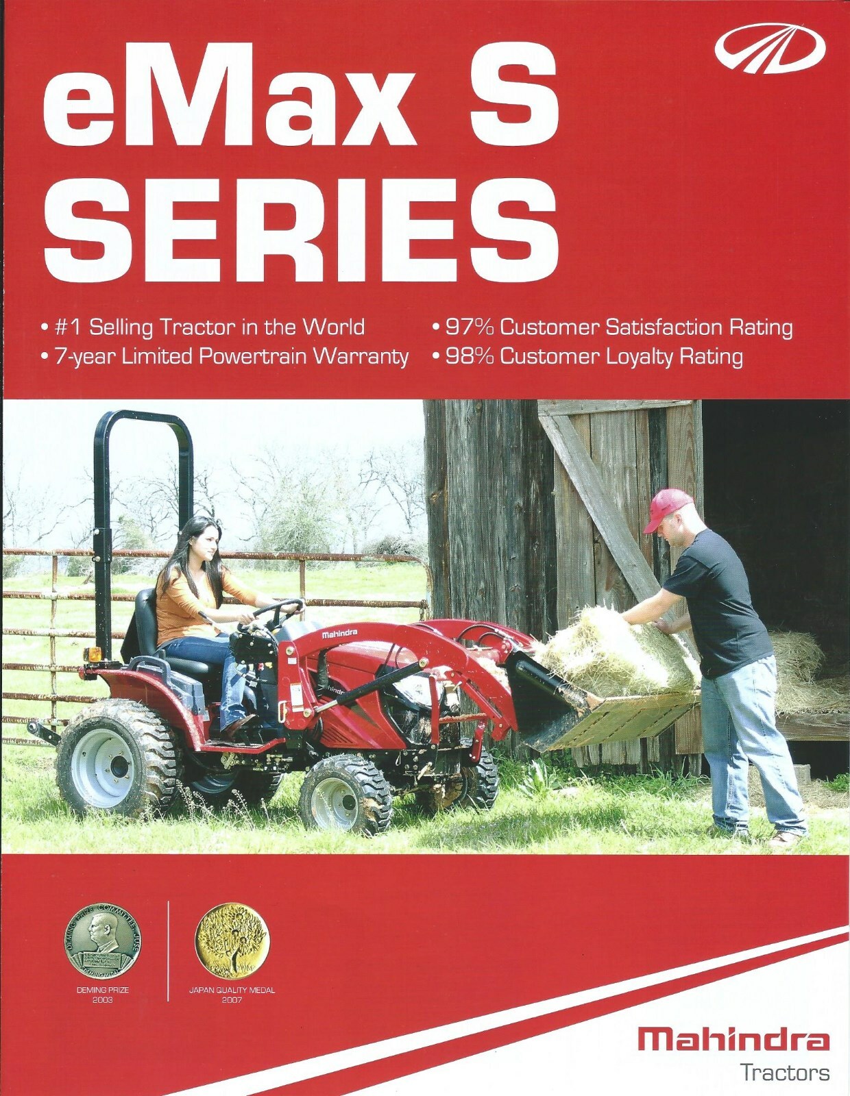 Farm Tractor Brochure – Mahindra – eMax S22 Gear et al eMax S series 2016 (F6798