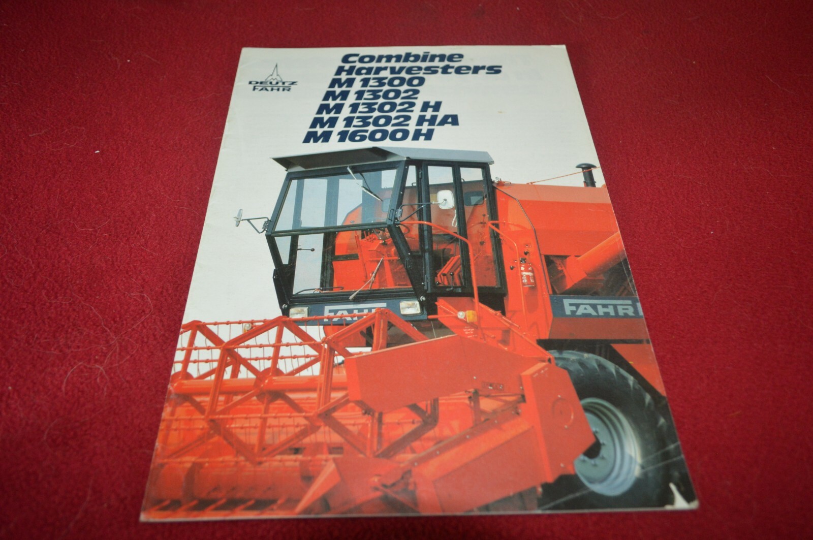 Deutz Fahr M1300 M1302 M1302H M1302HA M1600H Combine Brochure FCCA