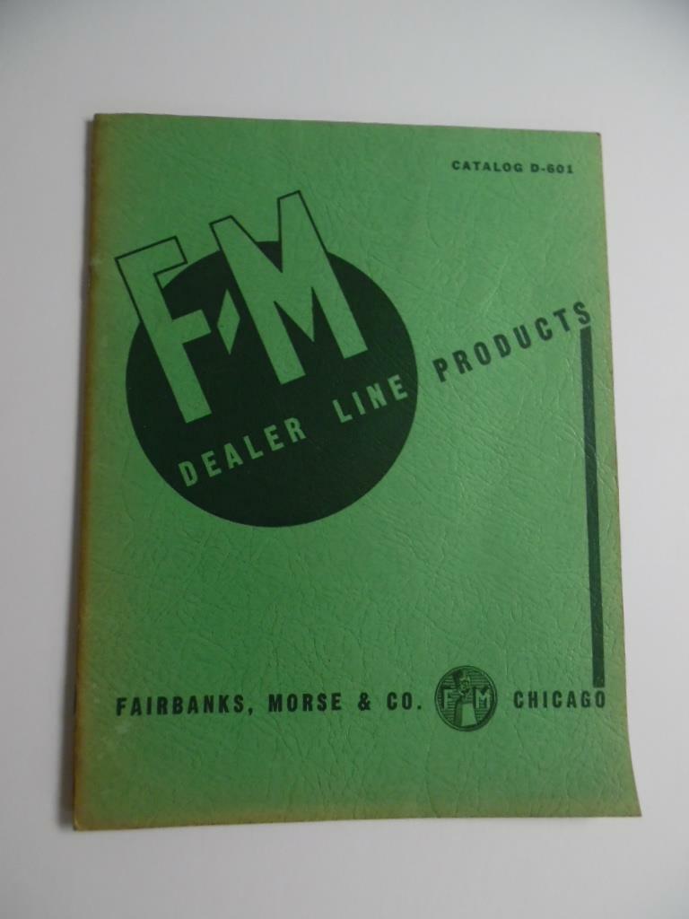 c.1940s Fairbanks Morse Dealer Products Catalog Farm Home Water Systems Vintage