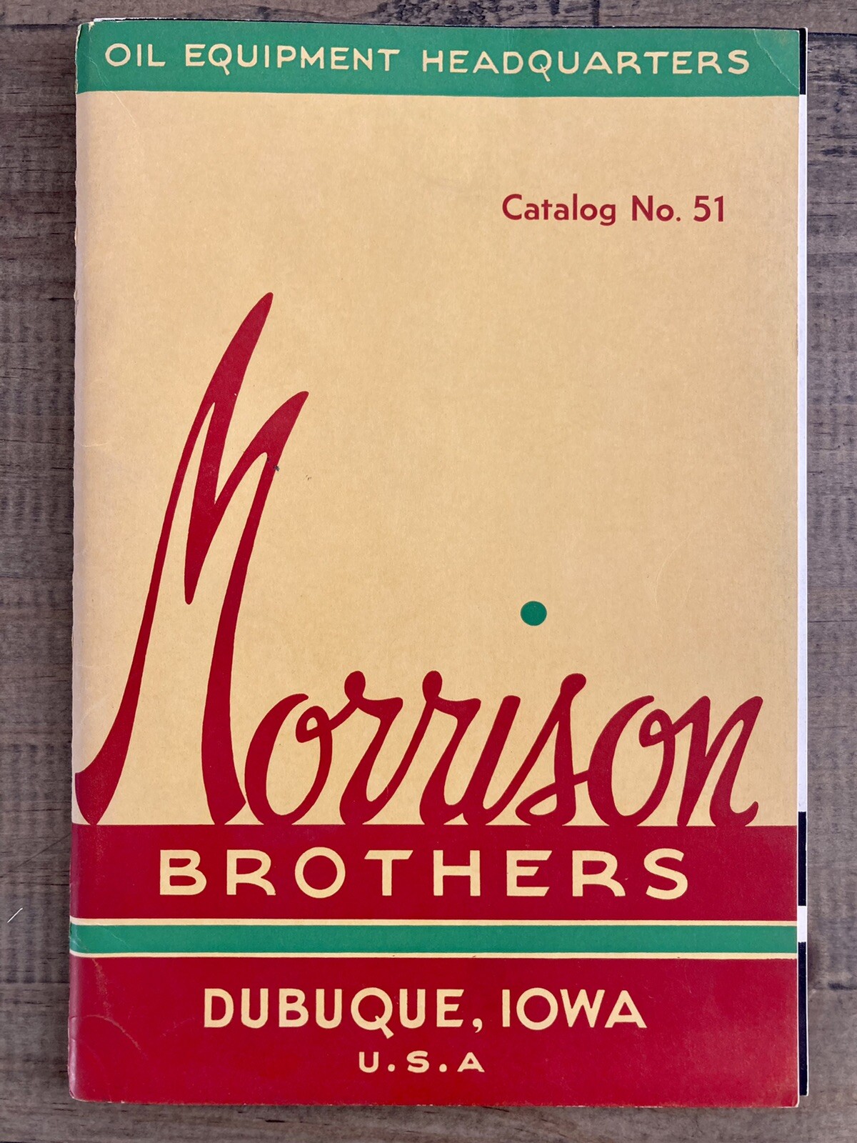 1951 Morrison Brothers Catalog No. 51 & 1953 Net Price List & Supplement