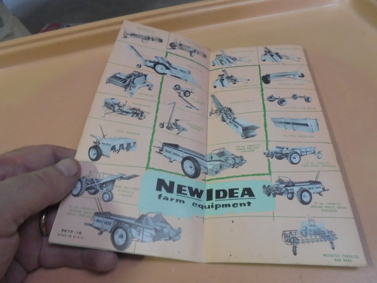 Vintage 1956 New Idea No. 49 (PTO) Rake Brochure