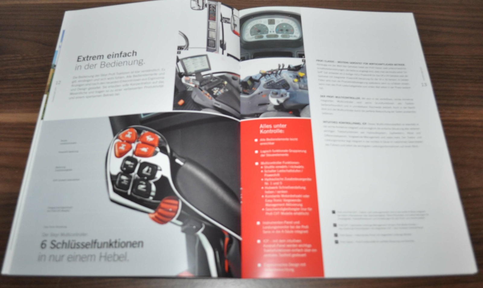 Steyr Profi Serie 4000 6000 Brochure Prospekt