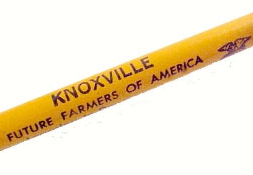 Future Farmers of America Lead Pencil Vintage Knoxville Iowa IA Advertising