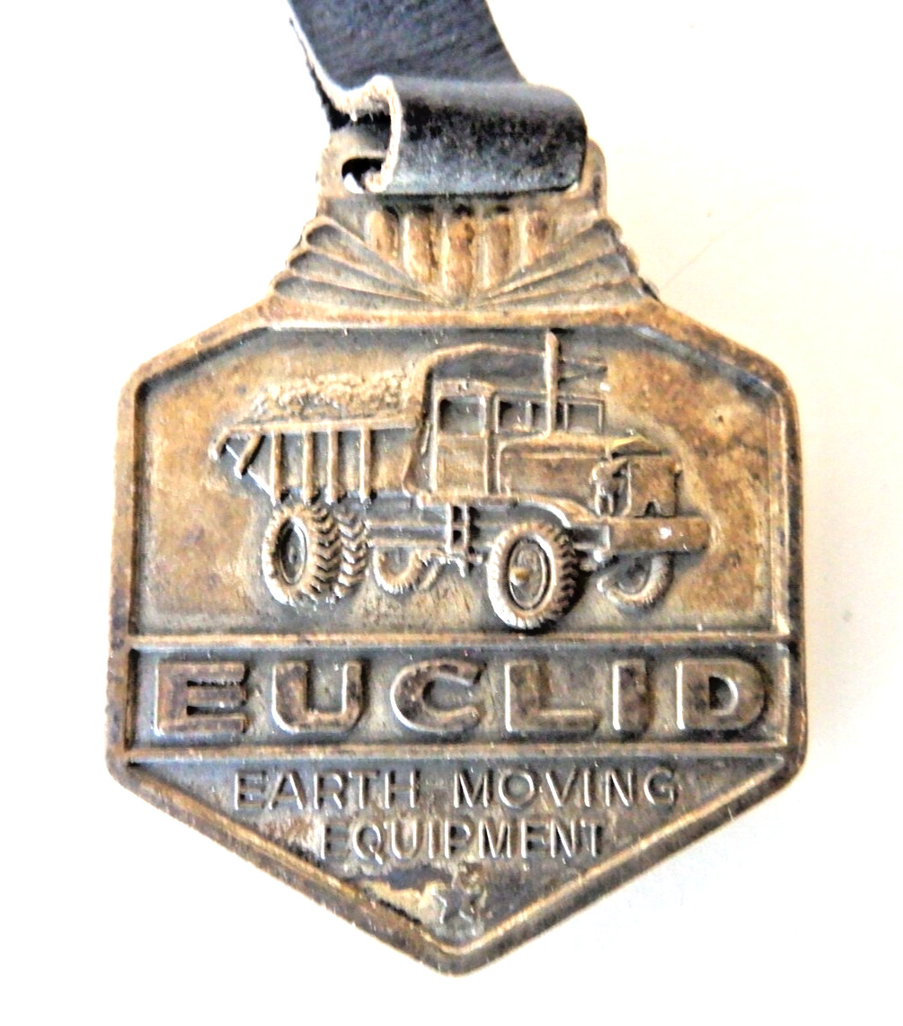 Euclid Earth Moving Equipment Leather Luggage Watch Key Fob Strap Accessory Ohio