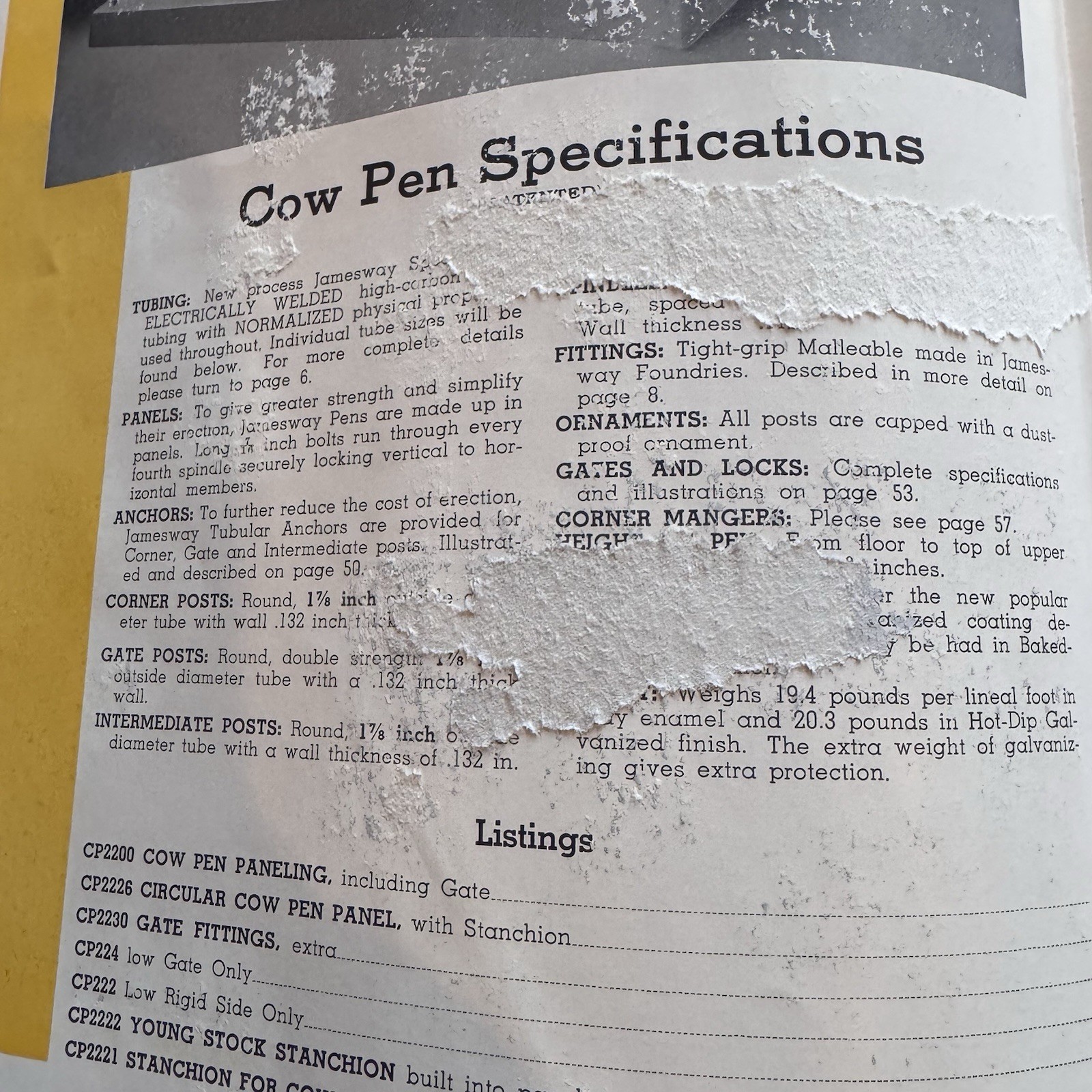 1940s JAMESWAY Barn Equipment Catalog