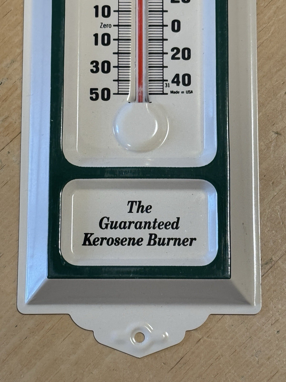 ADVANCE RUMELY TRACTOR Advertising Thermometer – New Old Stock – All Metal – USA